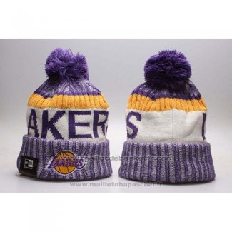 Bonnet Los Angeles Lakers Volet Blanc