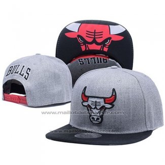 Casquette Chicago Bulls Gris Noir