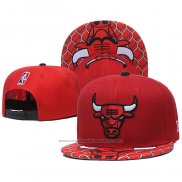 Casquette Chicago Bulls Rouge2