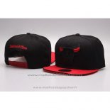 Casquette Chicago Bulls Snapback Rouge Noir