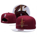 Casquette Cleveland Cavaliers Snapback Rouge Blanc