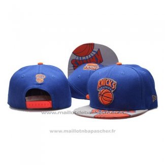 Casquette New York Knicks Snapback Gris Bleu