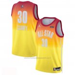 Maillot All Star 2023 Golden State Warriors Stephen Curry #30 Orange