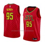 Maillot Atlanta Hawks DeAndre' Bembry #95 Statement 2018 Rouge