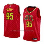 Maillot Atlanta Hawks DeAndre' Bembry #95 Statement 2018 Rouge