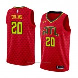 Maillot Atlanta Hawks John Collins #20 Statement 2017-18 Rouge