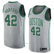 Maillot Boston Celtics Al Horford #42 Ville 2018 Gris