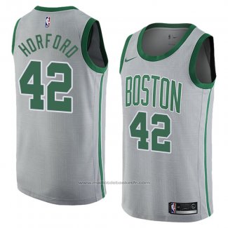 Maillot Boston Celtics Al Horford #42 Ville 2018 Gris