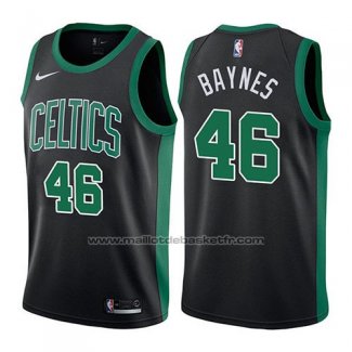 Maillot Boston Celtics Aron Baynes #46 Statehombret 2017-18 Noir