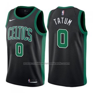 Maillot Boston Celtics Jayson Tatum #0 2017-18 Noir