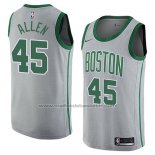 Maillot Boston Celtics Kadeem Allen #45 Ville 2018 Gris