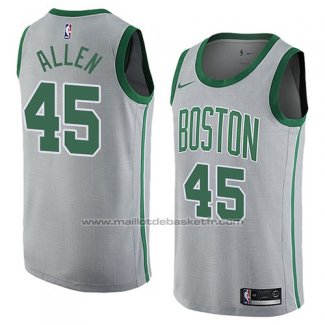 Maillot Boston Celtics Kadeem Allen #45 Ville 2018 Gris