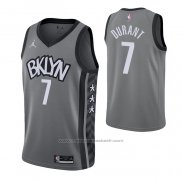 Maillot Brooklyn Nets Kevin Durant #7 Statement 2021 Gris