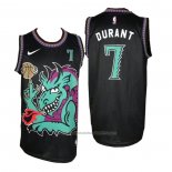 Maillot Brooklyn Nets Kevin Durant #7 Swamp Dragon Noir