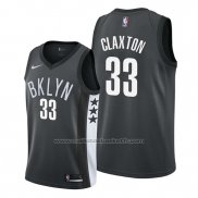 Maillot Brooklyn Nets Nicolas Claxton #33 Statement 2019-20 Noir