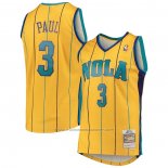 Maillot Charlotte Hornets Chris Paul #3 Mitchell & Ness 2010-11 Jaune