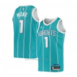 Maillot Charlotte Hornets Malik Monk #1 Icon 2020-21 Vert