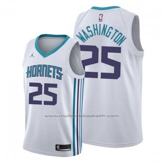 Maillot Charlotte Hornets P. J. Washington #25 Association 2019-20 Blanc