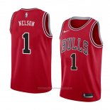 Maillot Chicago Bulls Jameer Nelson #1 Icon 2018 Rouge