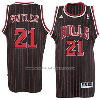 Maillot Chicago Bulls Jimmy Butler #21 Retro Noir