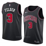 Maillot Chicago Bulls Kay Felder #3 Statement 2018 Noir