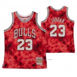 Maillot Chicago Bulls Michael Jordan #23 Galaxy Rouge