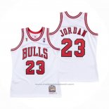 Maillot Chicago Bulls Michael Jordan #23 Mitchell & Ness 1995-96 Blanc