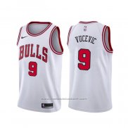 Maillot Chicago Bulls Nikola Vucevic #9 Association Blanc