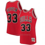 Maillot Chicago Bulls Scottie Pippen #33 Mitchell & Ness 1997-98 Rouge