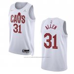 Maillot Cleveland Cavaliers Jarrett Allen #31 Association 2022-23 Blanc