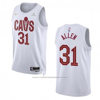 Maillot Cleveland Cavaliers Jarrett Allen #31 Association 2022-23 Blanc