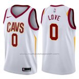 Maillot Cleveland Cavaliers Kevin Love #0 2017-18 Blanc