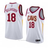 Maillot Cleveland Cavaliers Matthew Dellavedova #18 Association 2018 Blanc