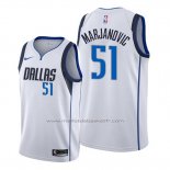 Maillot Dallas Mavericks Boban Marjanovic #51 Association Blanc