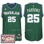 Maillot Dallas Mavericks Chandler Parsons #25 Retro Vert