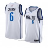 Maillot Dallas Mavericks Deandre Jordan #6 Association 2018-19 Blanc