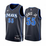 Maillot Dallas Mavericks Derrick Jones JR. #55 Ville 2023-24 Bleu