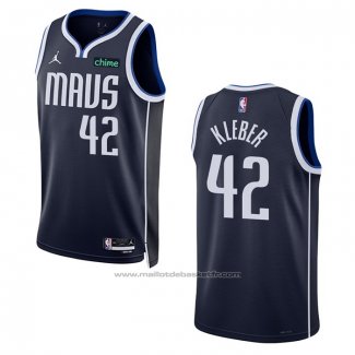 Maillot Dallas Mavericks Maxi Kleber #42 Statement 2022-23 Bleu