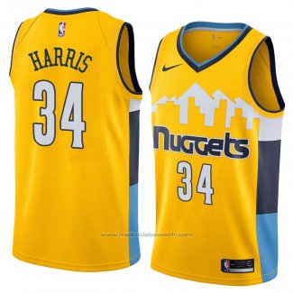 Maillot Denver Nuggets Devin Harris #34 Statement 2018 Jaune