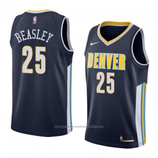 Maillot Denver Nuggets Malik Beasley #25 Icon 2018 Bleu