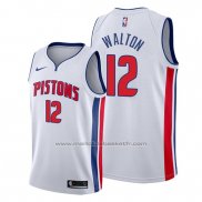 Maillot Detroit Pistons Derrick Walton #12 Association 2019-20 Blanc