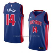 Maillot Detroit Pistons Ish Smith #14 Icon 2018 Bleu