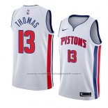 Maillot Detroit Pistons Khyri Thomas #13 Association 2018 Blanc