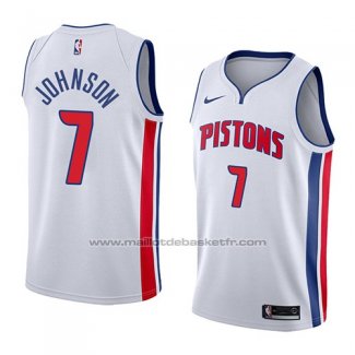 Maillot Detroit Pistons Stanley Johnson #7 Association 2018 Blanc