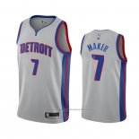 Maillot Detroit Pistons Thon Maker #7 Statement 2020-21 Gris