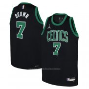 Maillot Enfant Boston Celtics Jaylen Brown #7 Statement Noir