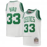 Maillot Enfant Boston Celtics Larry Bird #33 Mitchell & Ness 1985-86 Blanc