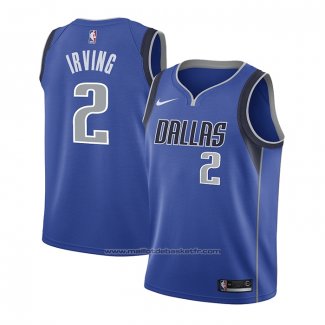 Maillot Enfant Dallas Mavericks Kyrie Irving #2 Icon 2022-23 Bleu