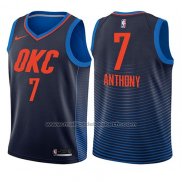 Maillot Enfant Oklahoma City Thunder Carmelo Anthony #7 Statement 2017-18 Bleu