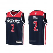 Maillot Enfant Washington Wizards John Wall #2 Association 2020-21 Bleu